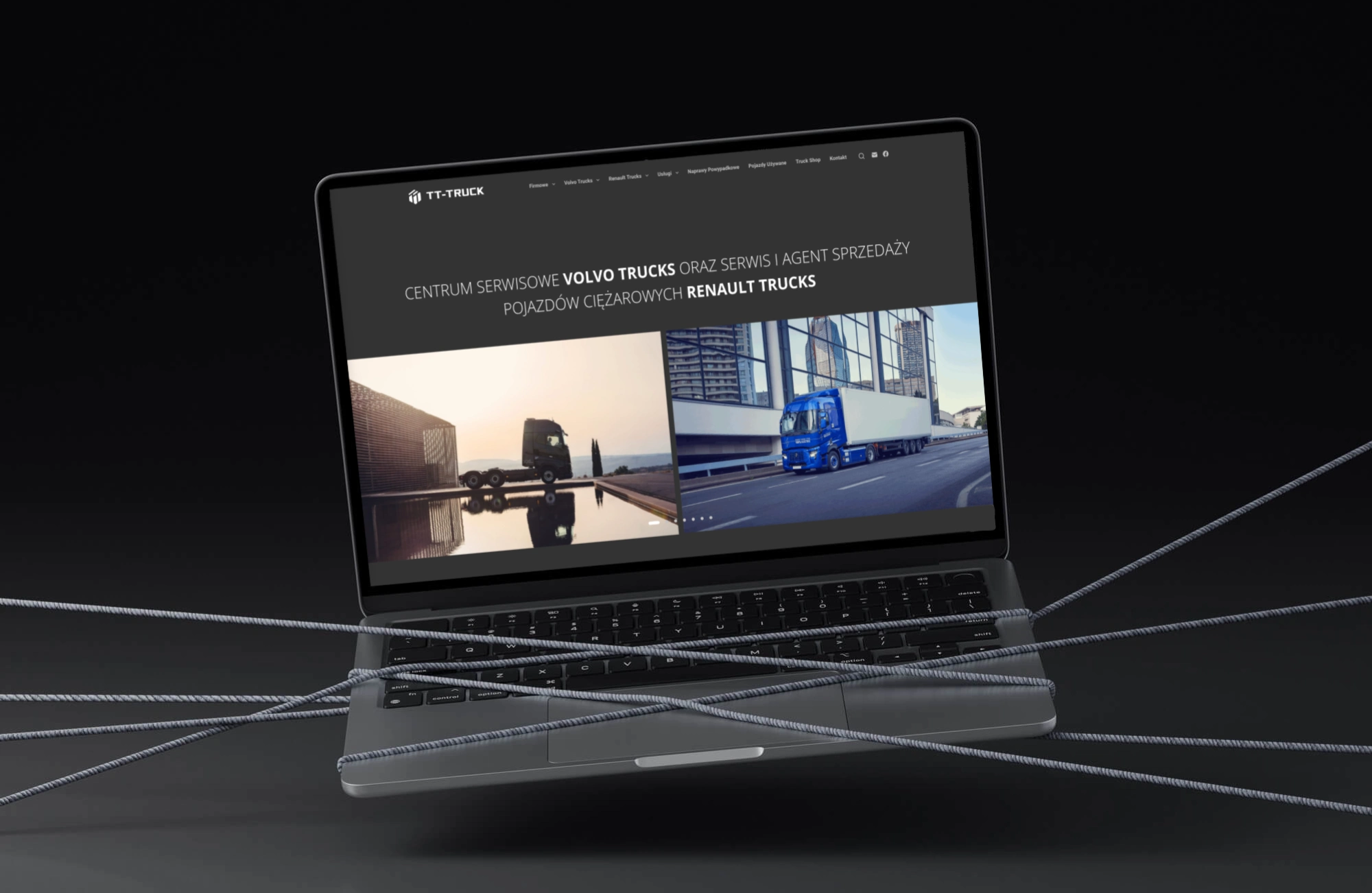 projekt strony www tt-truck